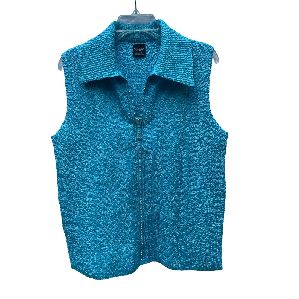 Magic it Fits! Turquoise Vest - Women’s Small